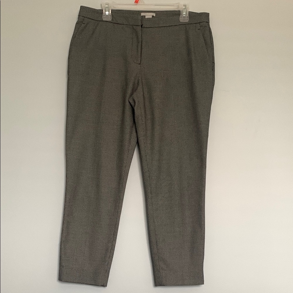 Size 12 Gray H&M Cropped Dress Pants